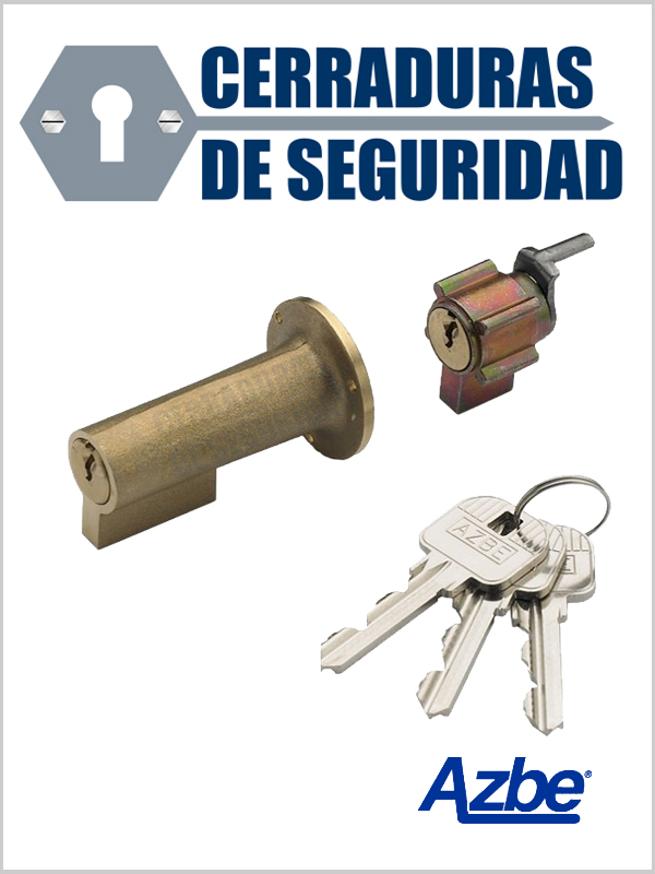 Bombin Cerradura,Bombin Cerradura Seguridad La entrada aplicable Tipo de  bloqueo del cilindro 13 AB clave de seguridad anti-robo de cobre bloqueo de